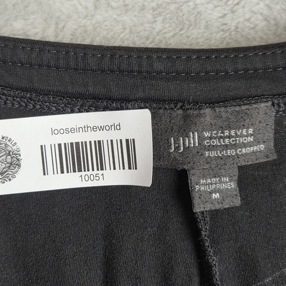 J. Jill Black Ankle Cropped Pants - Picture 7 of 7